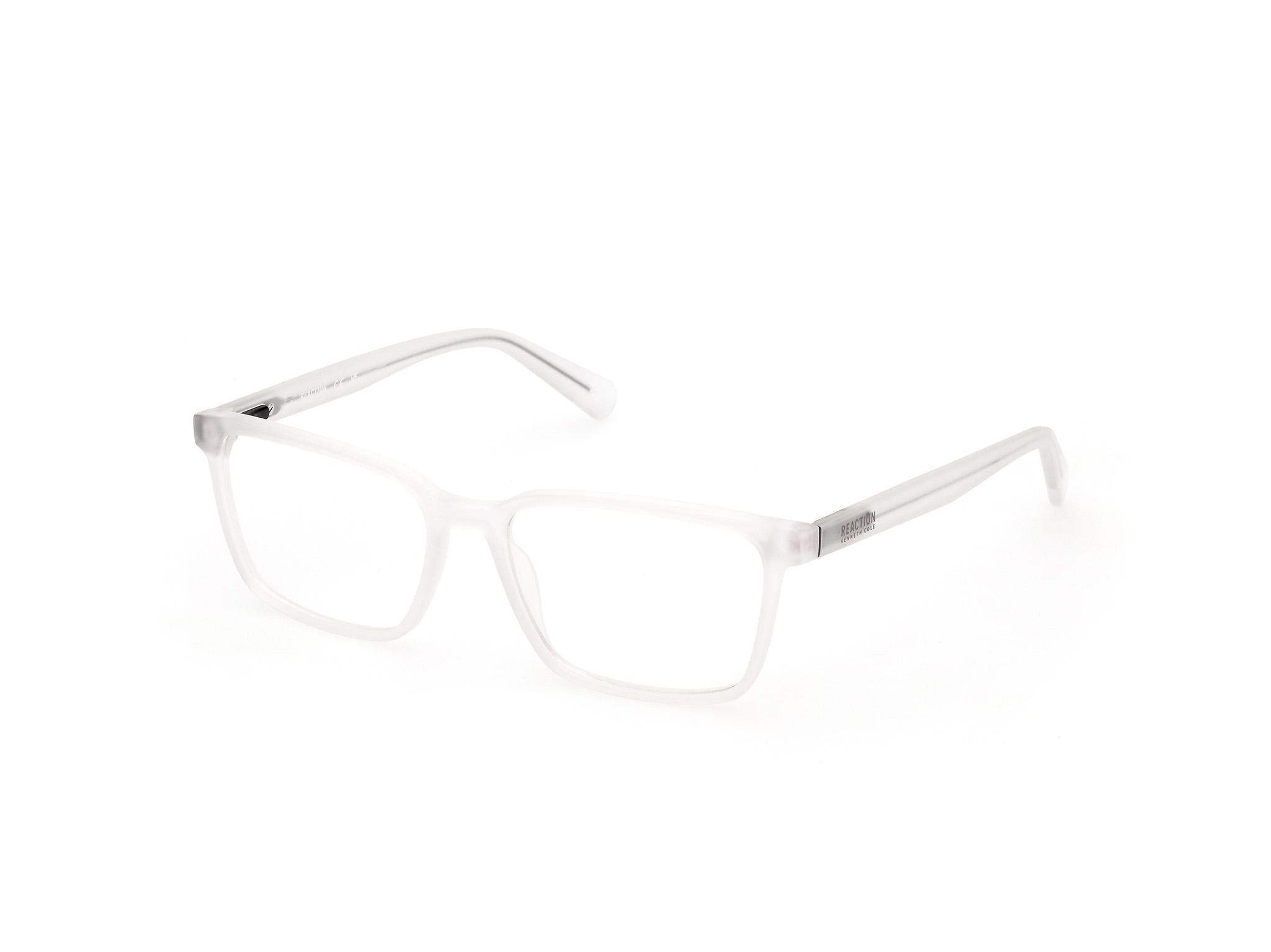 Kenneth Cole Reaction Men's Square Sunglasses - Matte Crystal Grey Metal Frame, KC1330, 20B