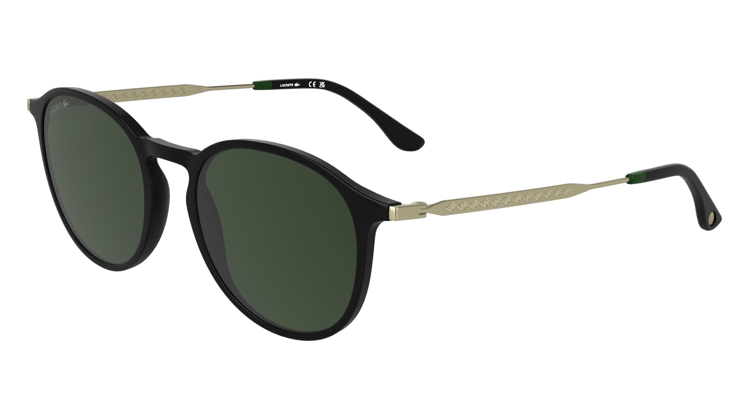 COPY - Lacoste Polarized unisex Sunglasses Lacoste Unisex Sunglasses Purple Lens Black and Blue Acetate  main image 3