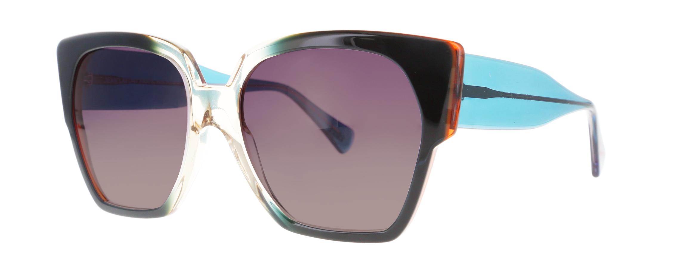 Authentic Lafont tortoiseshell/aqua sunglasses Jean Lafont Women main image 3