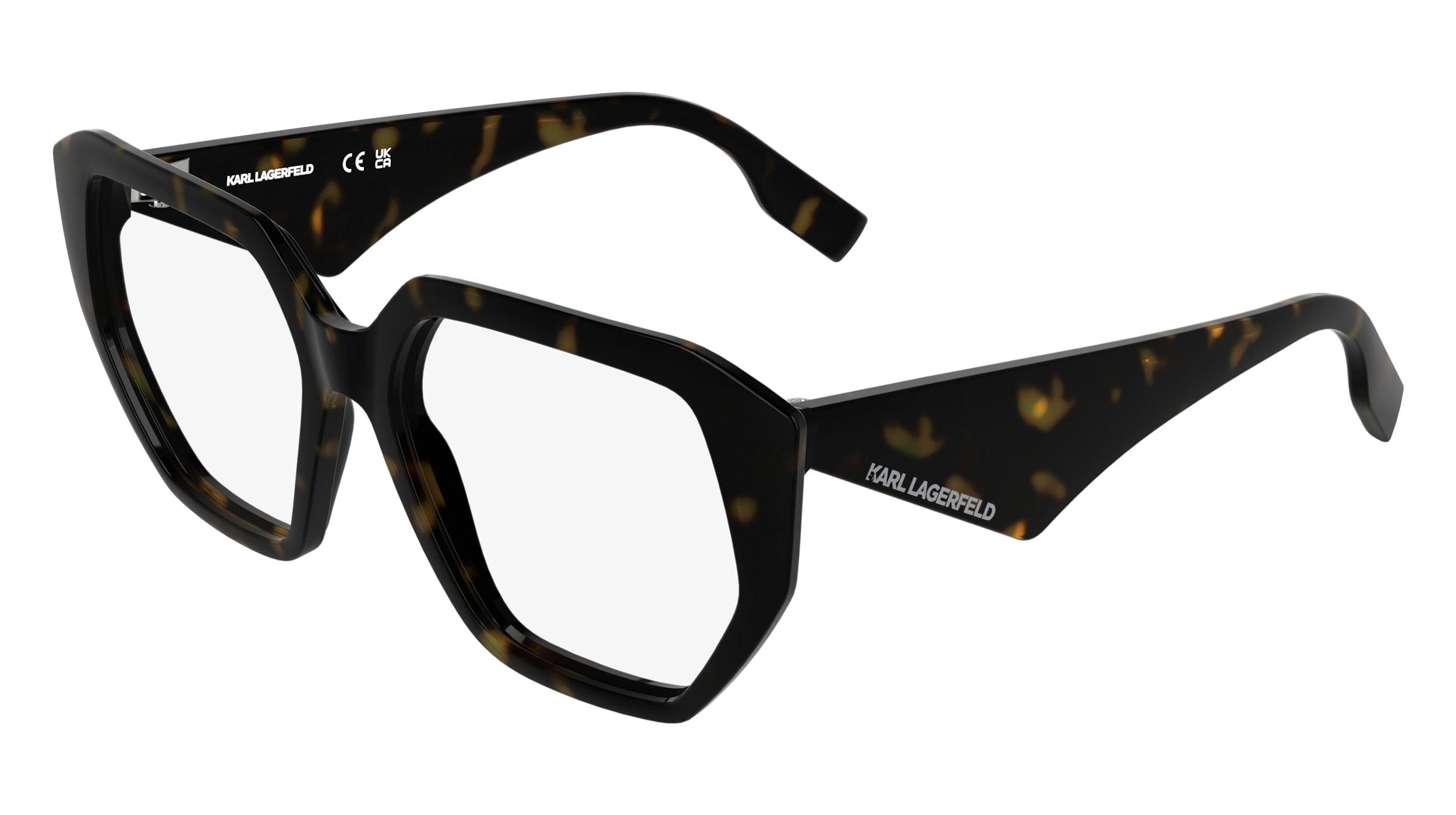 NWT Karl Lagerfeld Crystal Square Sunglasses + Padded Designer Case Karl Lagerfeld KL6036S N 001 Square Black Sunglasses  main image 3