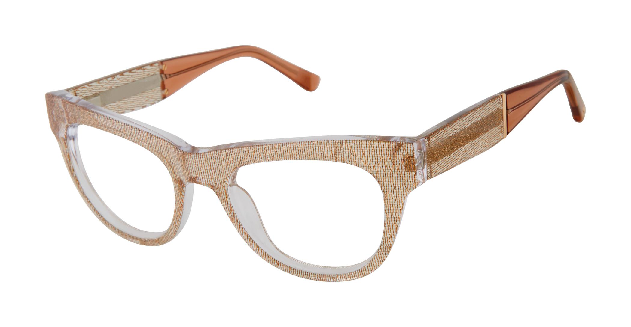 NWT WOMEN\'S L.A.M.B. EYEGLASS FRAMES LA067 GOLD LA067 Eyeglasses - L.A.M.B. by Gwen Stefani Authorized  main image 3