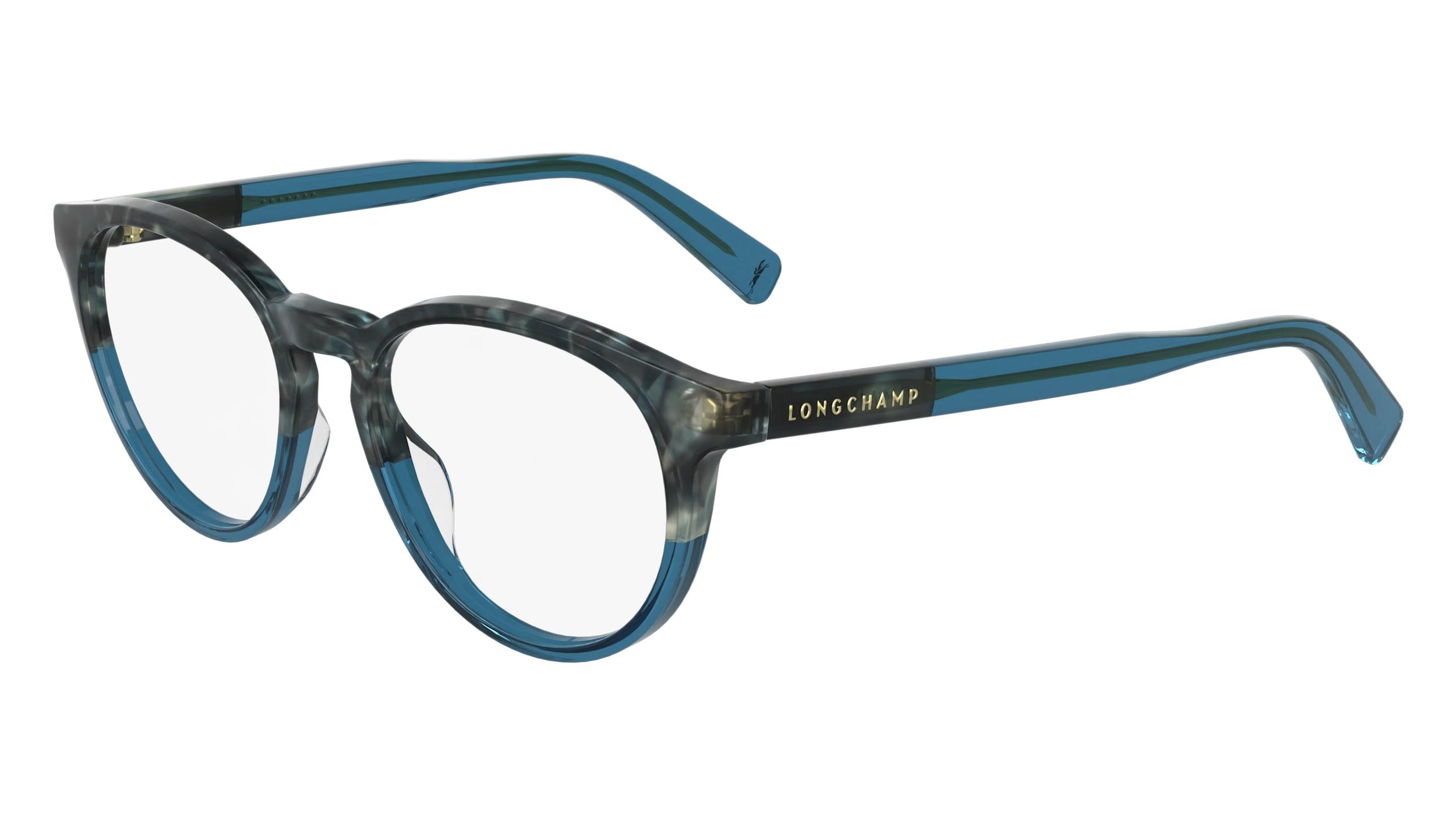 EUC Longchamp Sunglasses with Blue Frame Amazon.com: Longchamp Eyeglasses LO 2647 429 Petrol/Brick  main image 2
