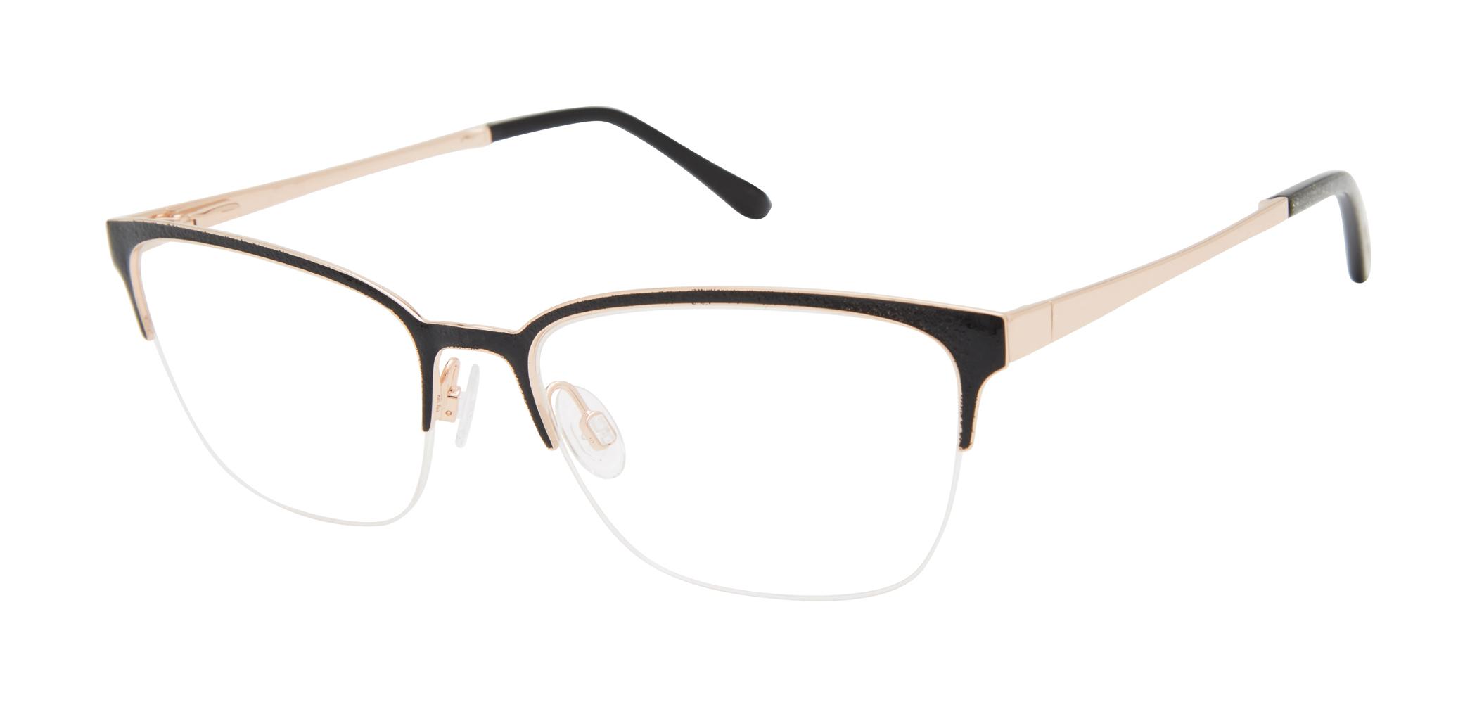 Lulu Guinness Women Glasses Frame Black Tone Eyeglasses Frame only LK050 Eyeglasses - Lulu Guinness Authorized Retailer  main image 4