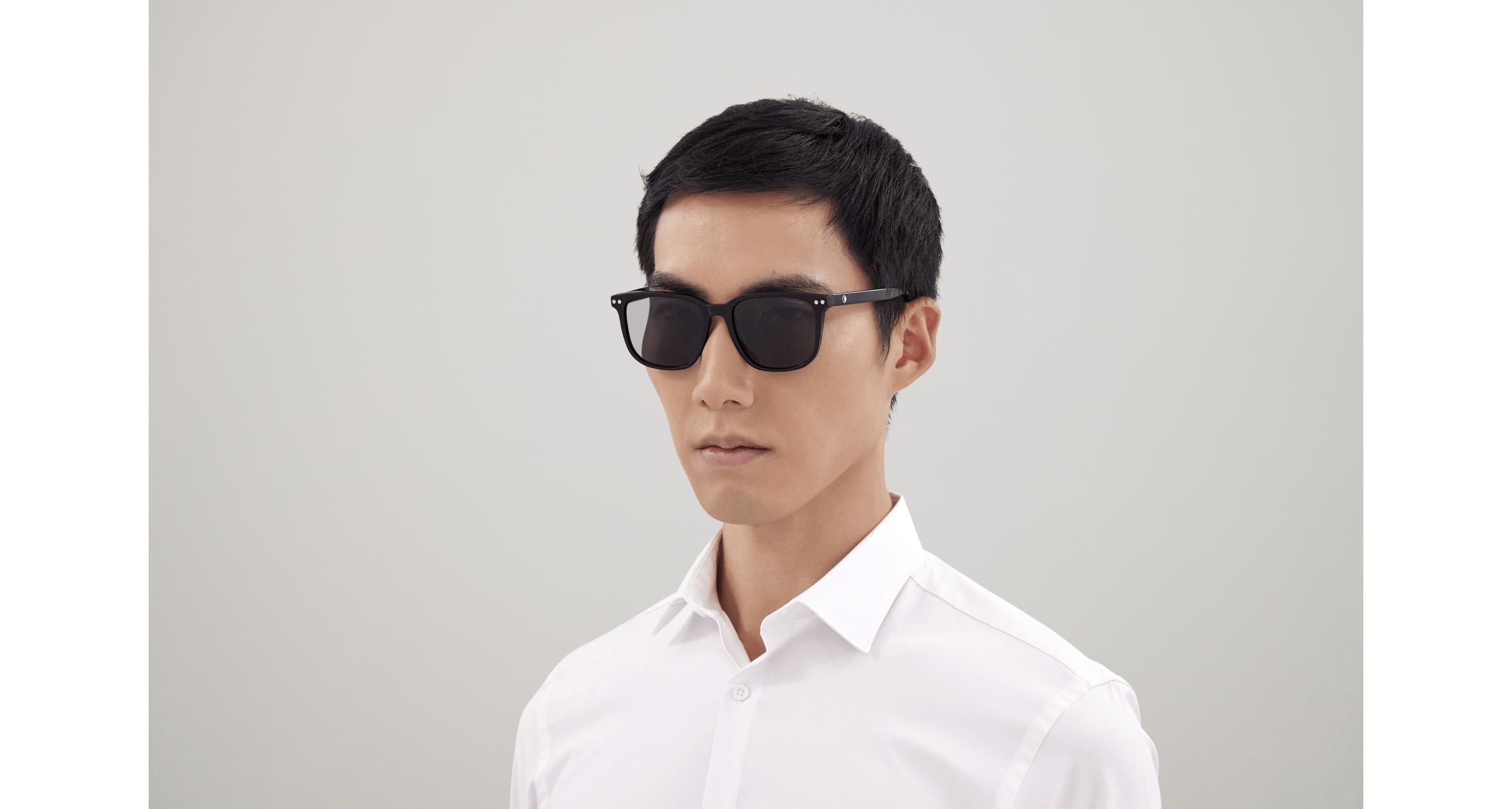 MB0258SA Sunglasses - Montblanc Authorized Retailer | coolframes