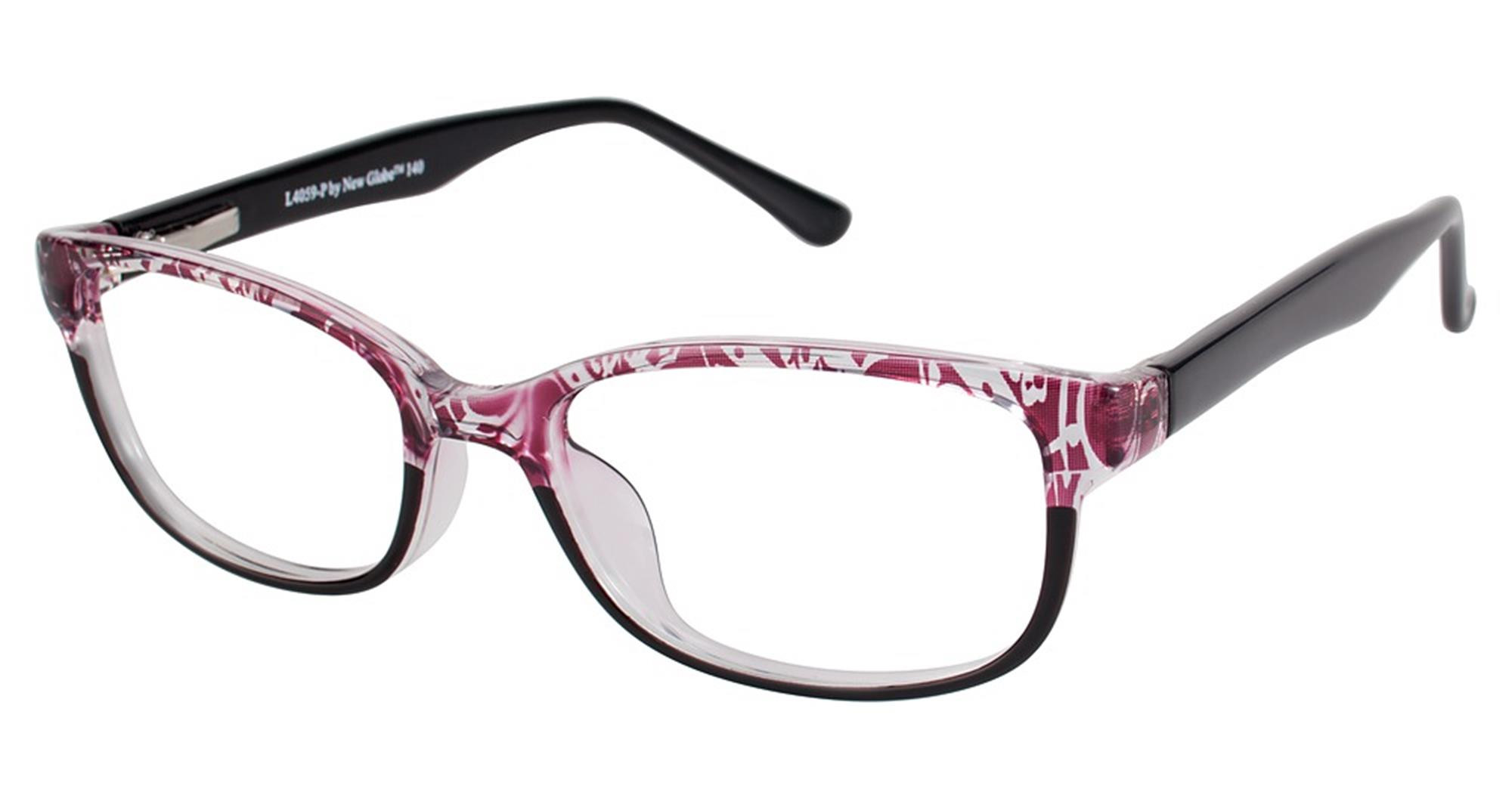L4059-P Eyeglasses - New Globe Authorized Retailer | coolframes