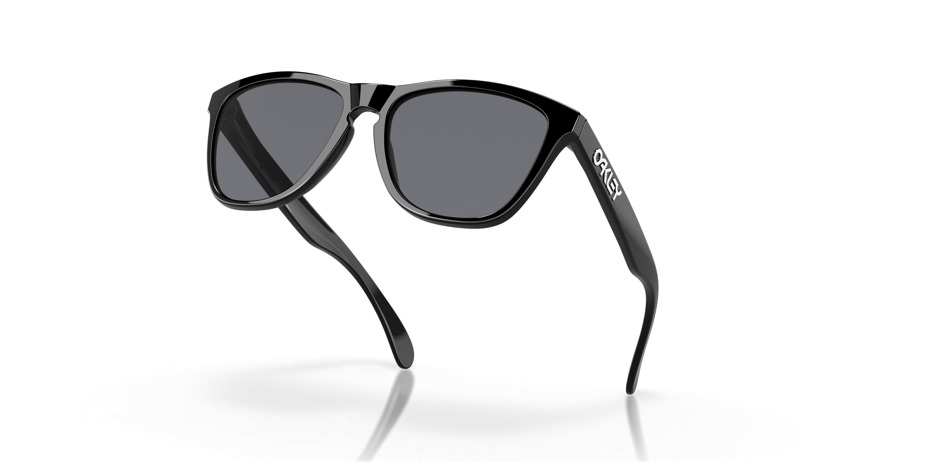 Oakley Frogskins Black Frames Polarized Lenses Sunglasses ? Frogskins™ Lite Prizm Sapphire Lenses, Matte Black Frame  main image 3