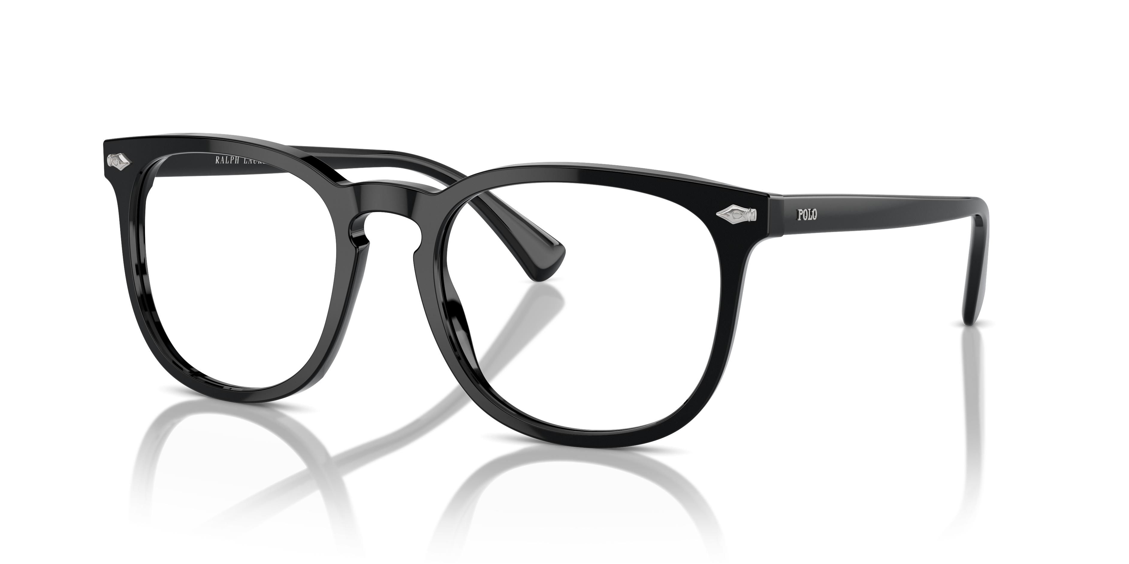 Polo by Ralph Lauren Shiny Black Glasses NEW Polo Ralph Laurent PH2244F 5001 Shiny Black 54mm  main image 3