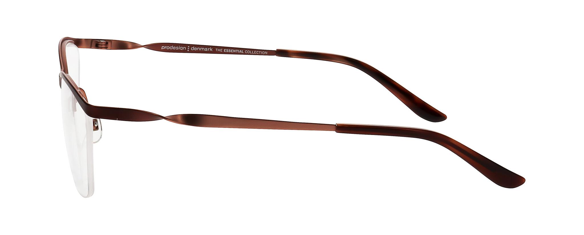prodesign:denmark ブラウンフレーム メガネ TWIST 2 Eyeglasses - Prodesign Denmark Authorized Retailer