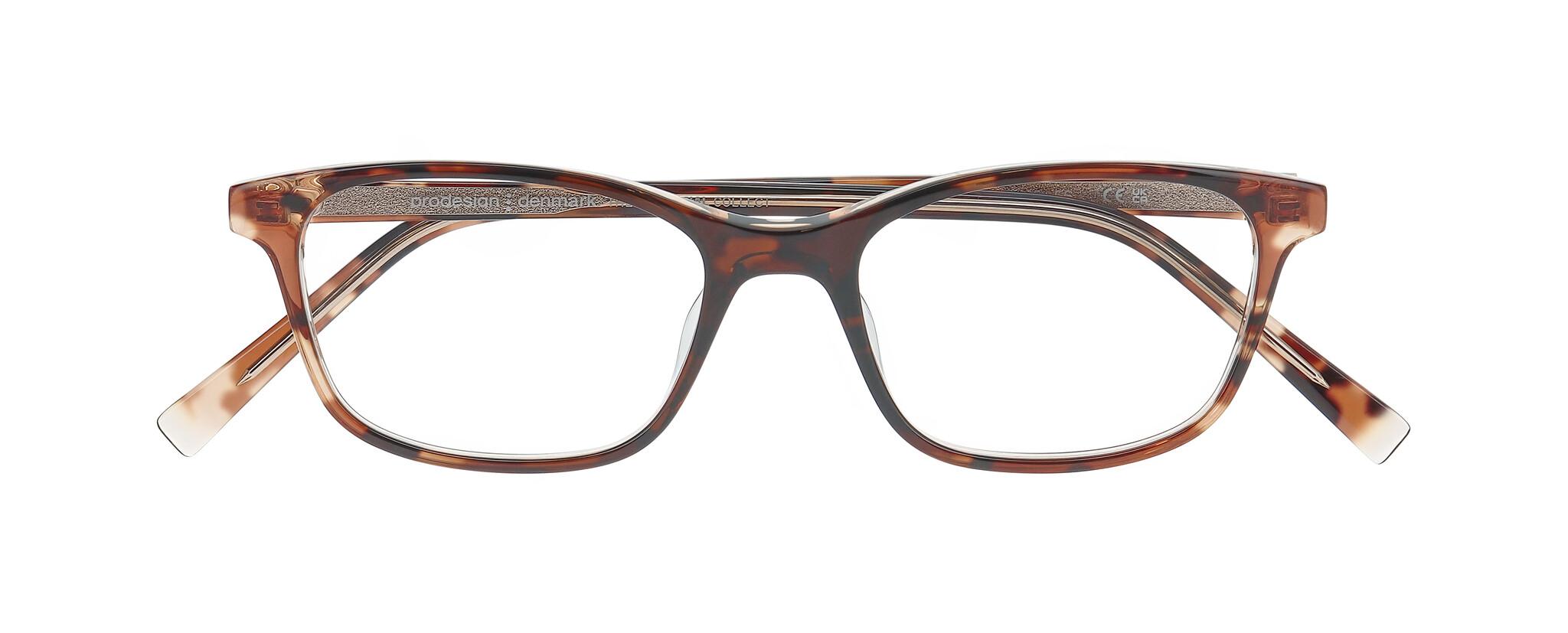 ProDesign Denmark 3631 Eyeglasses Frames RXable 5022 Brown Medium Shiny NWT CUT 5 Eyeglasses - Prodesign Denmark Authorized Retailer  main image 3