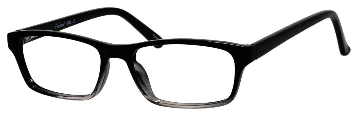 Enhance Eyewear Women\'s Glasses (3930) Enhance 3930 BLK/SAPPHIRE 47-15-130 Blue Crystal Full Rim  main image 3
