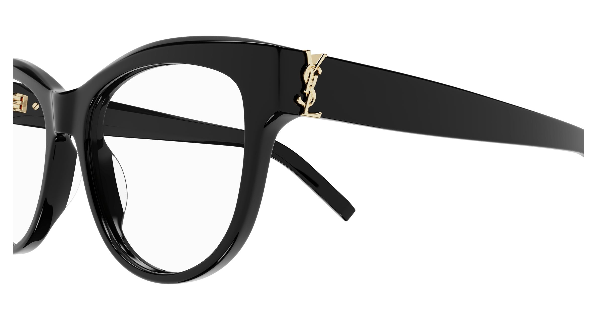 Saint Laurent MONOGRAM SL M108 006 Black Plastic Cat-Eye Eyeglasses 55mm Saint Laurent SL M108 Eyeglasses | Select Eyewear main image 4