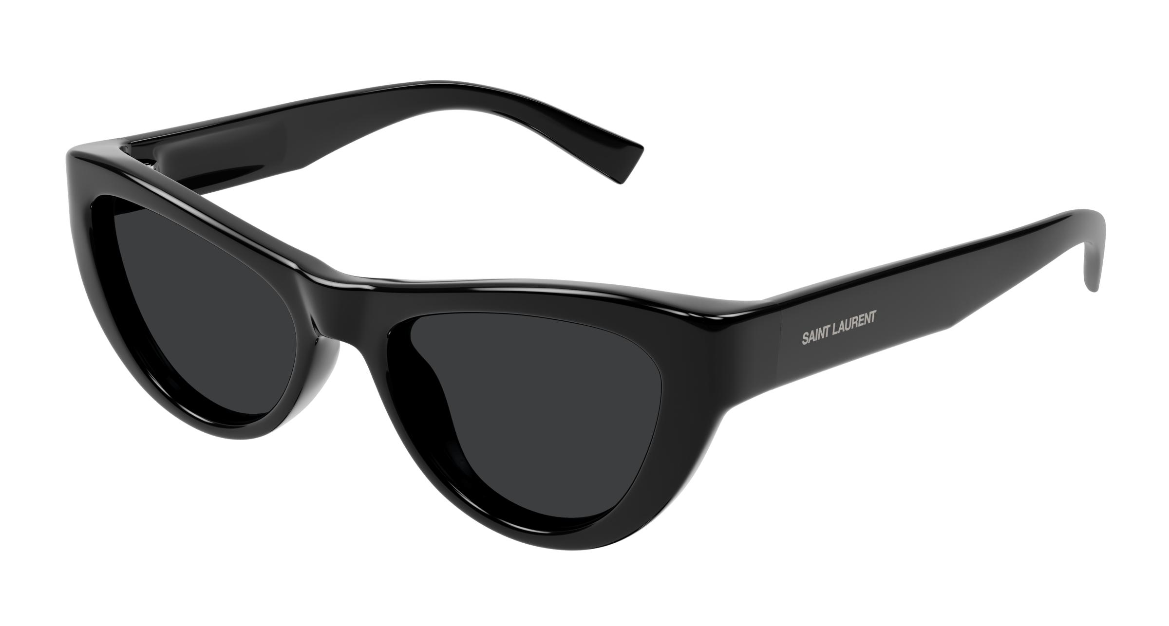 ?️ New Saint Laurent SL676 001 Sunglasses - Black Frame, Black Lenses Sunglasses Saint Laurent SL 1 /F- BLACK / at Amazon Men main image 4