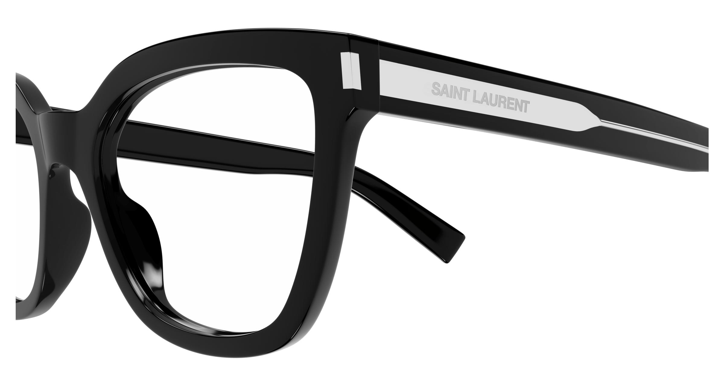 saint laulent クラヴァット　黒×白 Saint Laurent SL 748 Eyeglasses