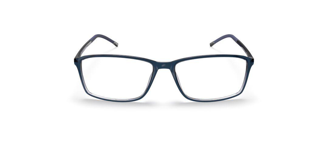 Lunettes De Vue Silhouette SPX ILLUSION 2942 - Monture Tricolor Lake Bleue Acétate 54/14/0 - Homme - Neuf Avec étiquettes