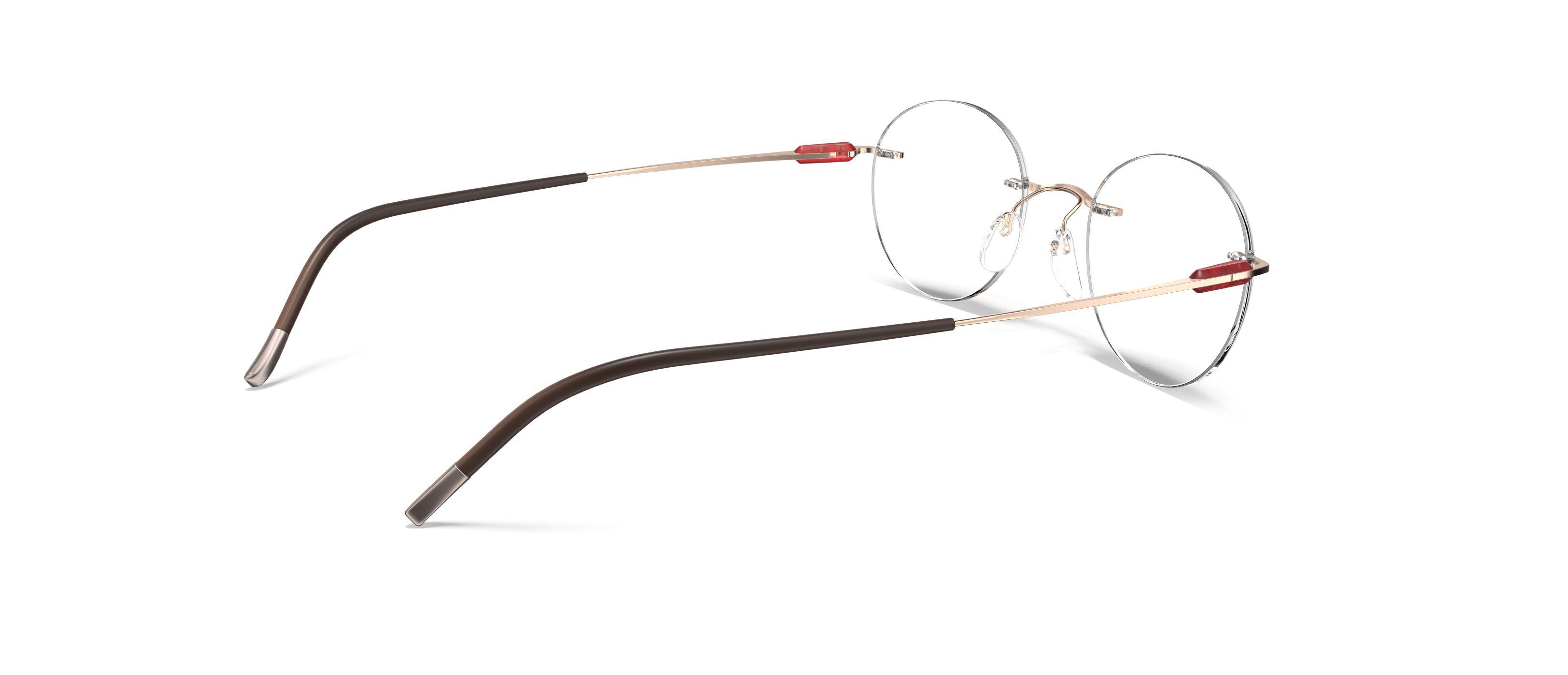 りさページ　BIJ RB6414 OPTICS Eyeglasses with Black On Silver Frame - RB6414