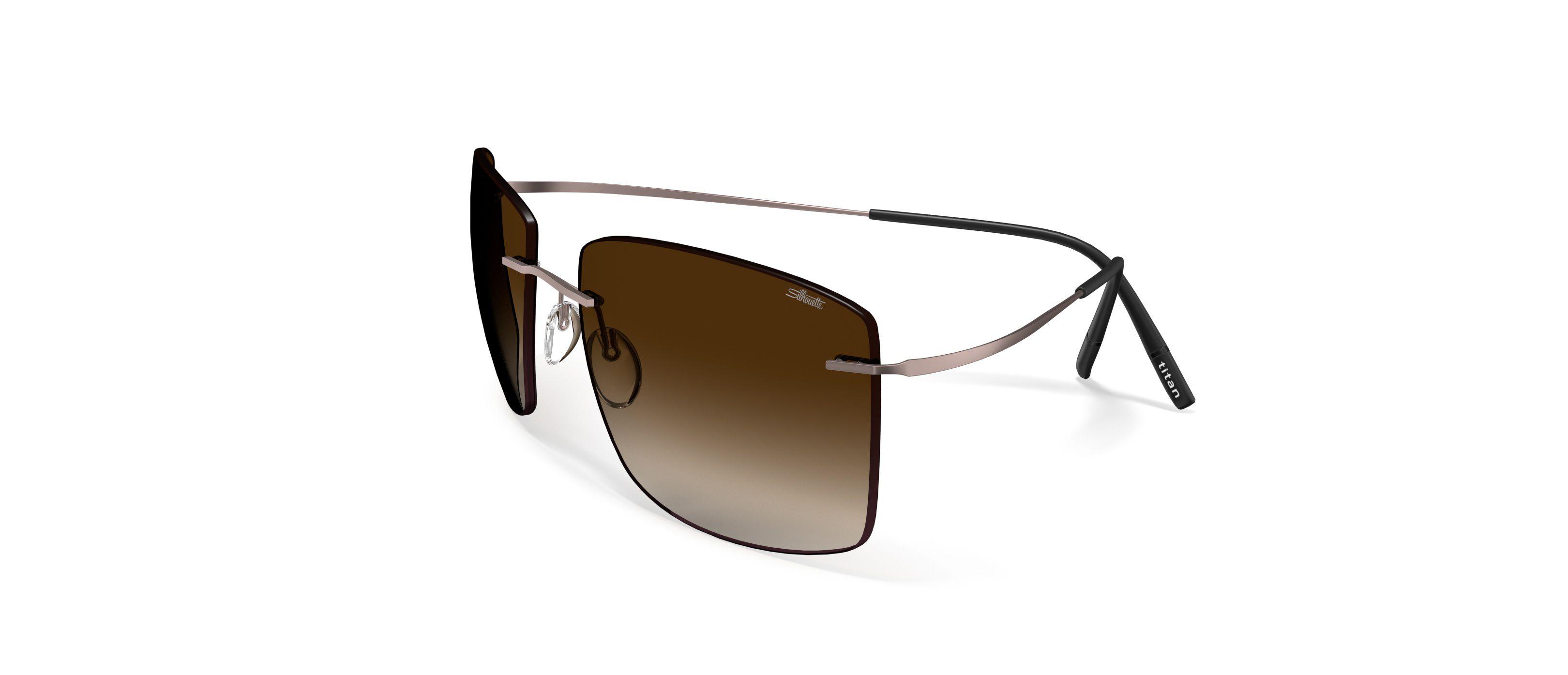 Avior Rimless 8741 Sunglasses (Chassis #8741) - Silhouette Rimless