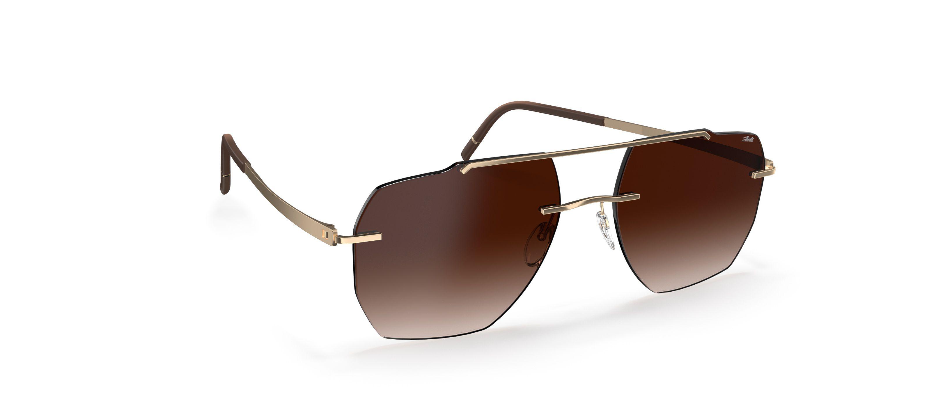 Rincon Rimless 8746 Sunglasses (Chassis #8746) - Silhouette