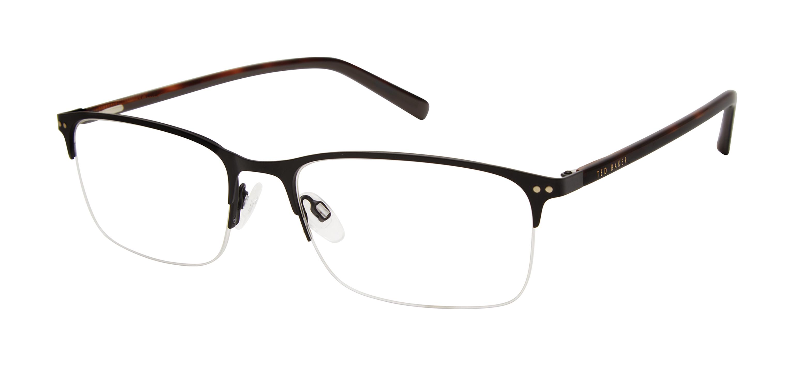 Ted Baker London polarized Sun glasses Translucent gray frame with Leopard arms Tortoise TFW003 Eyeglasses | Clarkson Eyecare main image 2