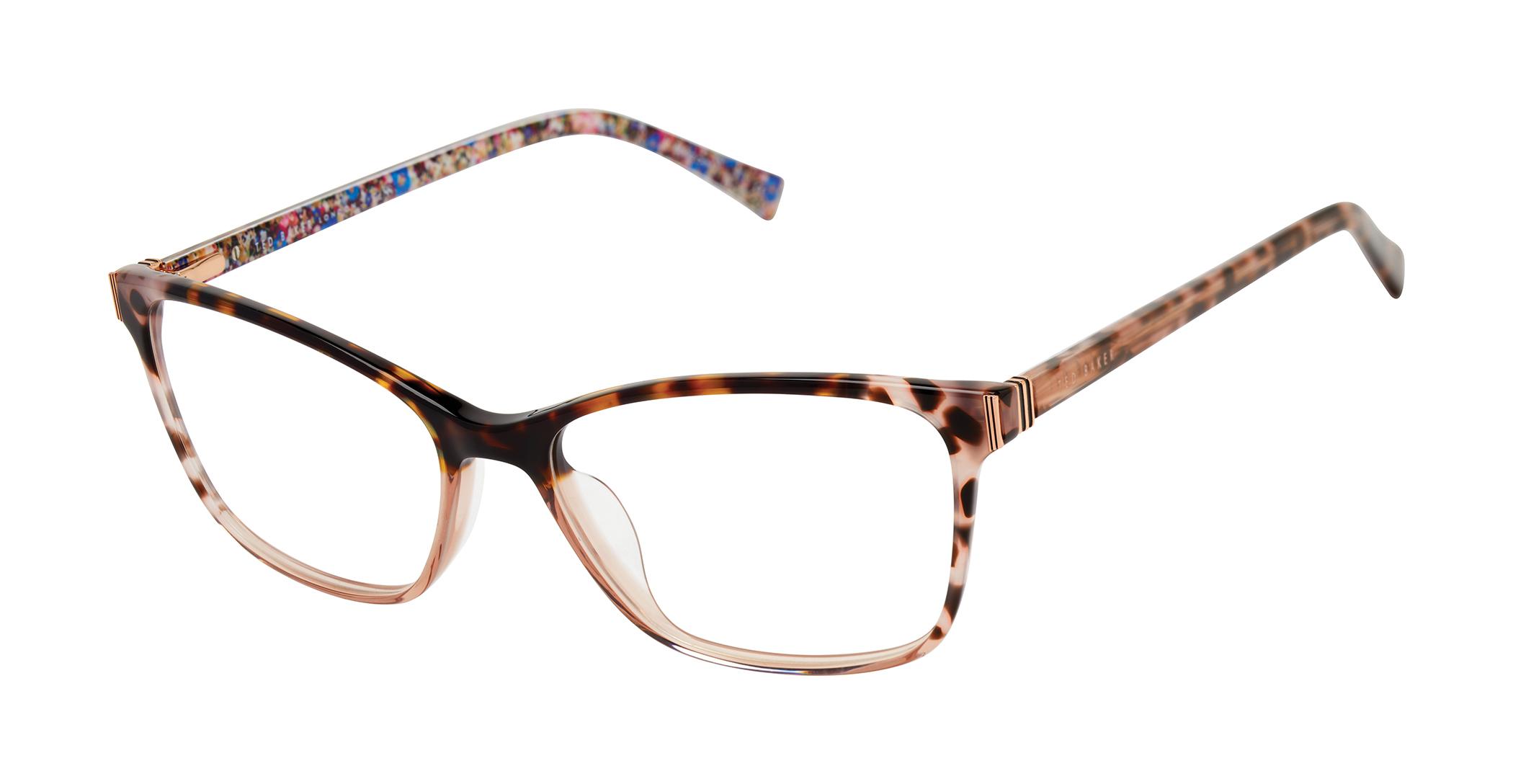 NWT WOMEN\'S TED BAKER EYEGLASS FRAMES ORCHID BROWN PURPLE Ted Baker ® Purple Eyeglasses - Designer Prescription  main image 3