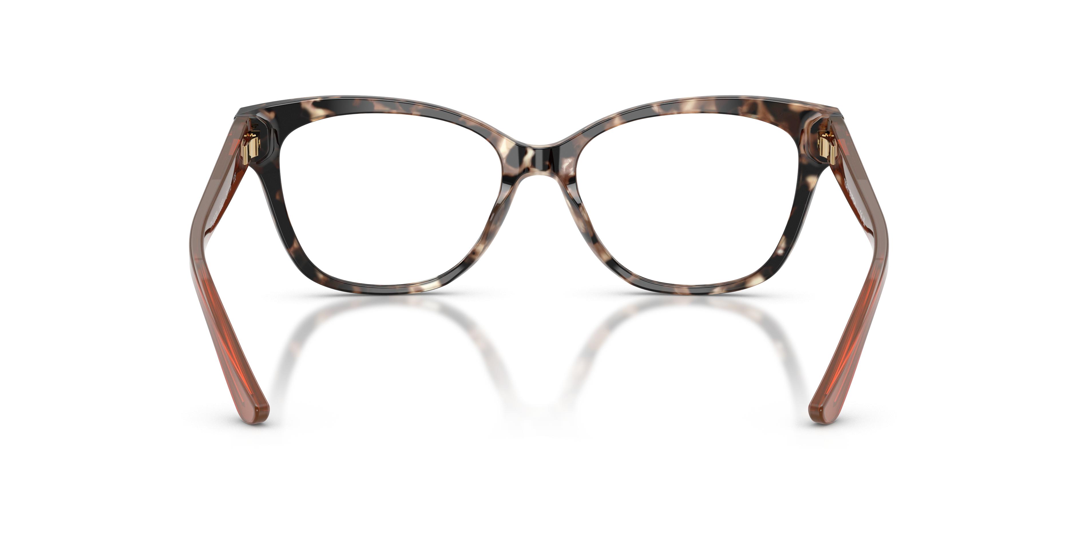 Tory Burch Women’s Square Tortoise Shell Eyeglasses Frame TY2079 1682 Tory Burch TY2079 1682 Pearl Brown Tortoise Eyeglass Frames  main image 2