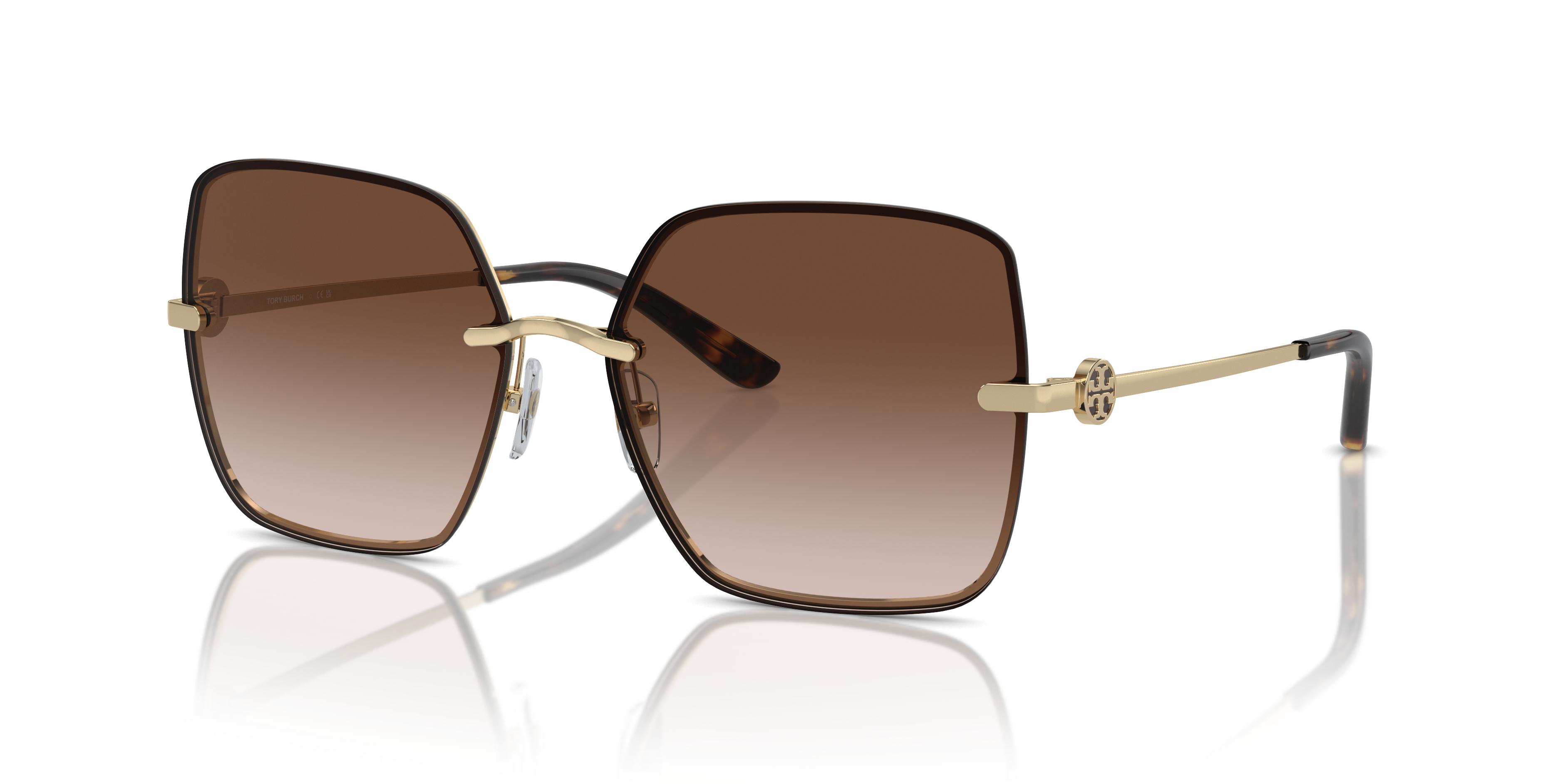 Tory Burch Sunnies ? Oversized Square Logo Sunglasses: Women main image 2