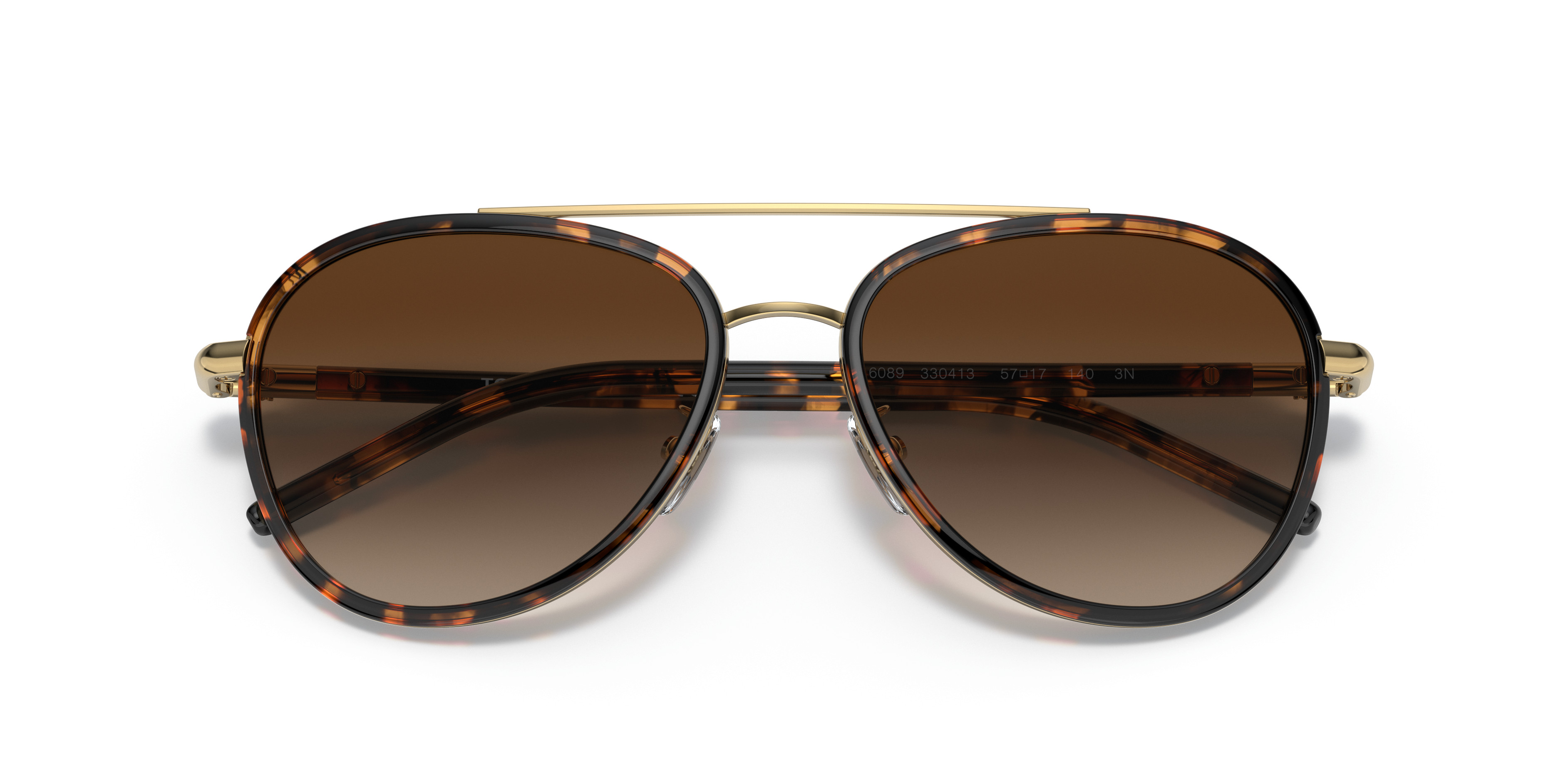 Tory Burch TY 6089 33056V Black Metal Aviator Sunglasses Grey Mirror Lens Amazon.com: Tory Burch TY6089 33056V 57MM Black/Dark Grey  main image 2