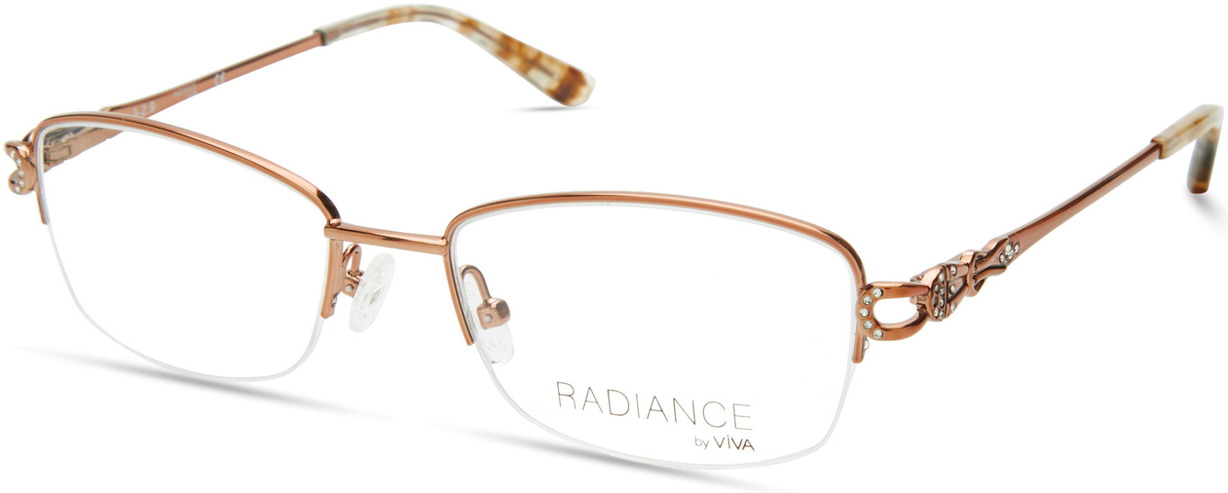 New Radiance by Viva VV-8021 020 Silver & Grey Eyeglasses 55/17/140 VIVA main image 4
