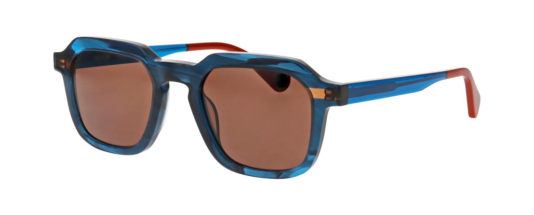 New! Woow SUPER WILD 1 0215 Chic Black Marble and White Sunglasses, Authentic WOOW SUPER WILD 1 - Karakassis Optics main image 3